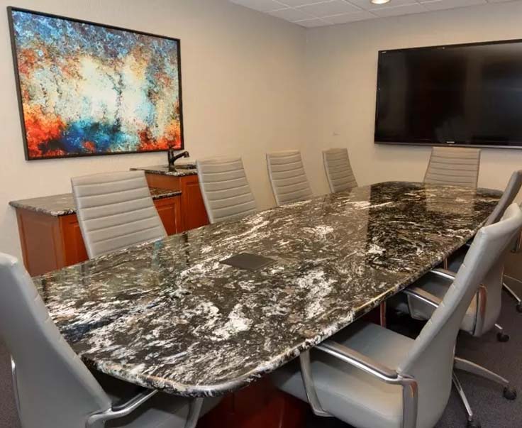 Marble conference table